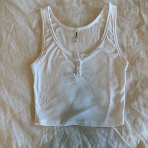 Sunday best Henley tank top